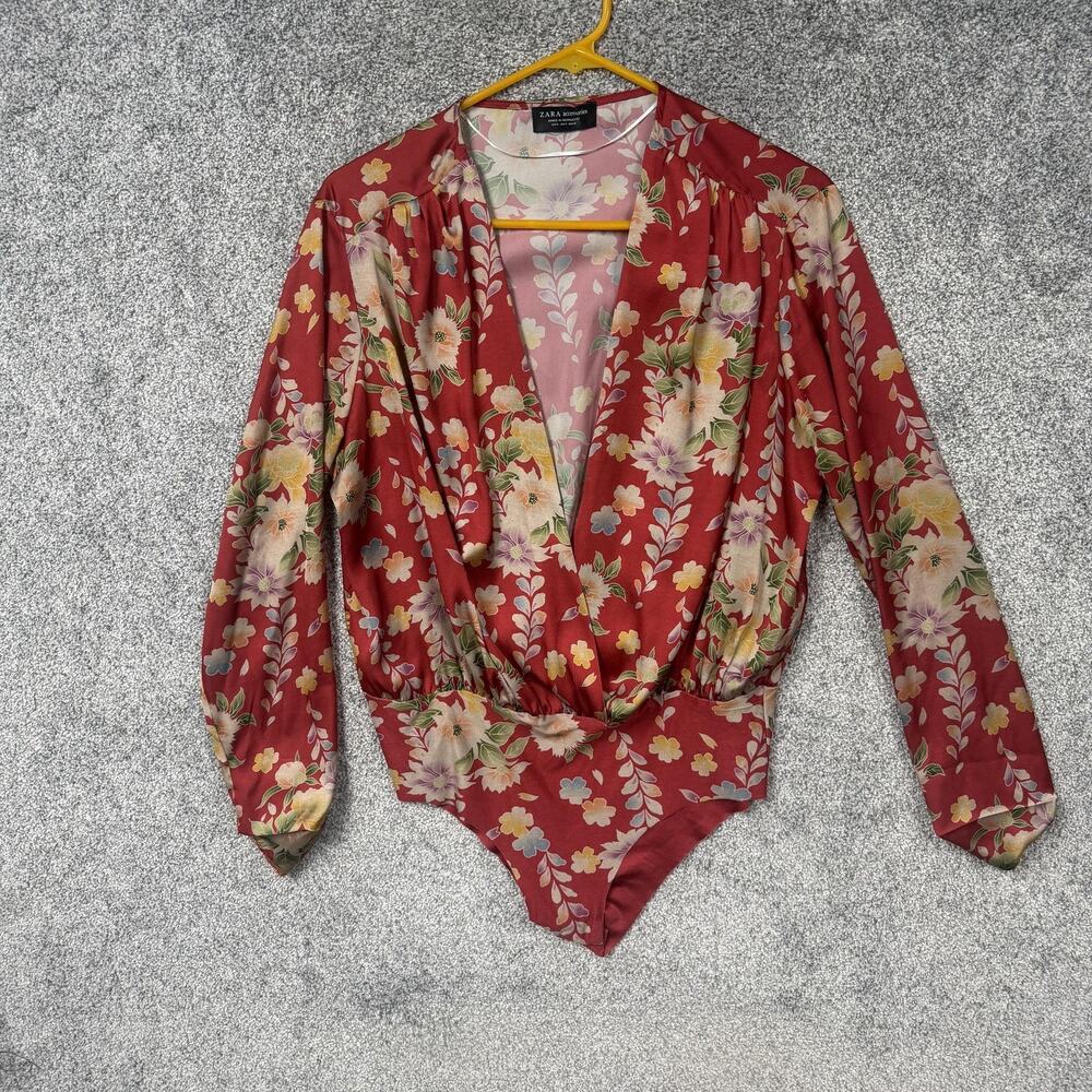 Zara Bodysuit S Romantic Mob Wife Coquette Cottagecore Festival Resortwear Chic